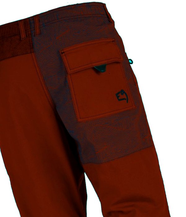 E9 kalhoty pánské N Mont1-S20, cihlová, XL